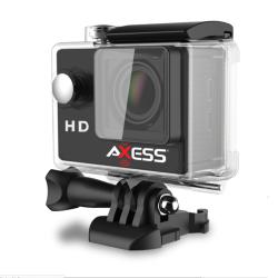 Axess Hd 720p Waterproof Action Camera-black