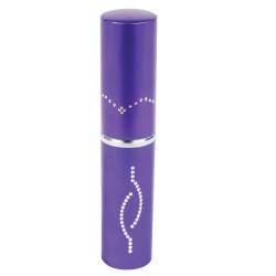 Stun Master 3,000,000 Volt Rechargeable Lipstick Stun Gun with Flashlight, purple