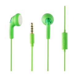 Reiko In Ear Headphones And Earbuds With Mic In Green Hs1480-35mmmic-gr